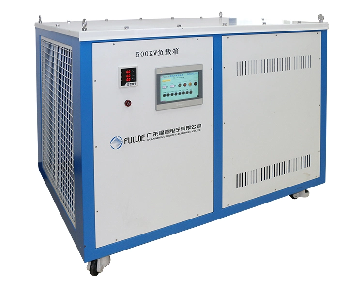 500kw Blue Color Touch Screen Manual/Auto Control Forced Air Cooling AC/DC Generator/UPS Testing Load Bank