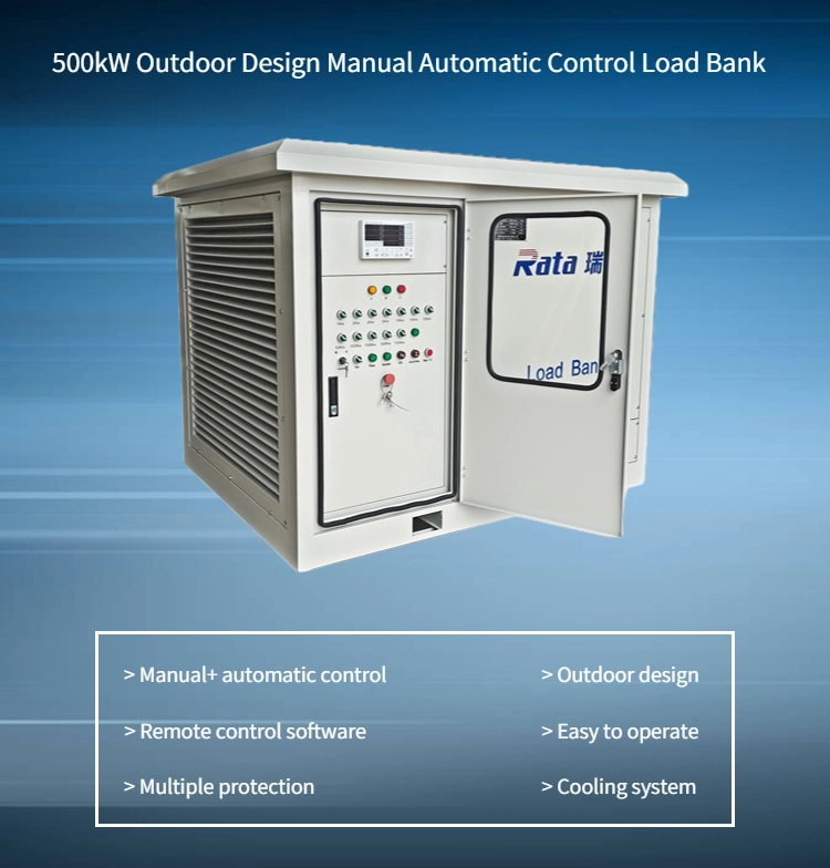 500kw Outdoor Design AC Dummy Resistor Genset Generator Testing Resistive Automatic Control Load Bank