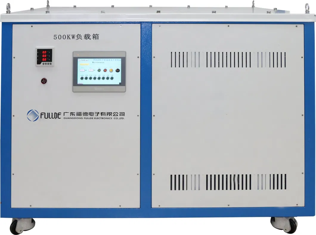 AC/DC Air Cooled Manual/Auto Control IP23 Continuous Duty Cycle Data Center 6kw Resistive Rack Mounted Load Bank