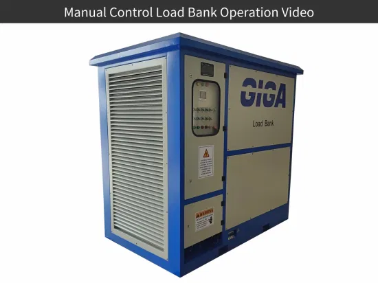 1000kw/1250kw/800kw/1MW AC Dummy Air Cooled Generator Genset Resistive Manual/Automatic Control Load Bank