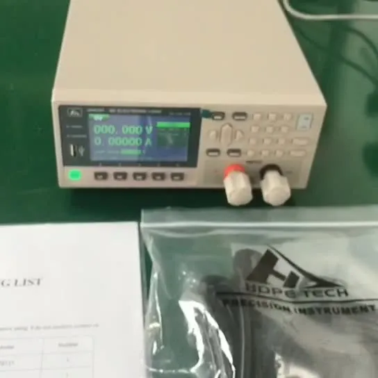 Heputech HP8201 DC Electronic Load Measurement of Power Supply 
