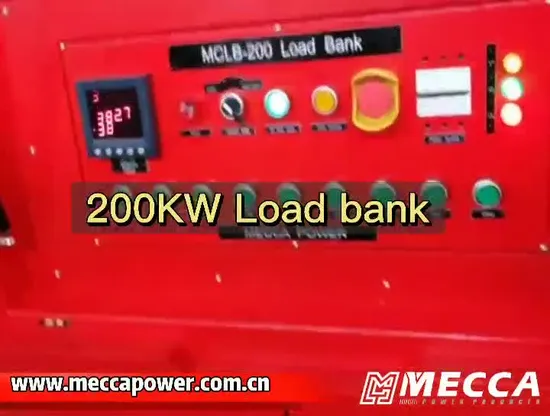 AC 400V 1000kVA Resistive Inductive Adjustable Load Bank for Outdoor 