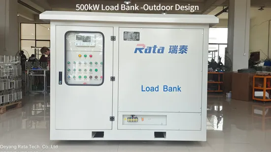 500kw Outdoor Design AC Dummy Resistor Genset Generator Testing Resistive Automatic Control Load Bank 